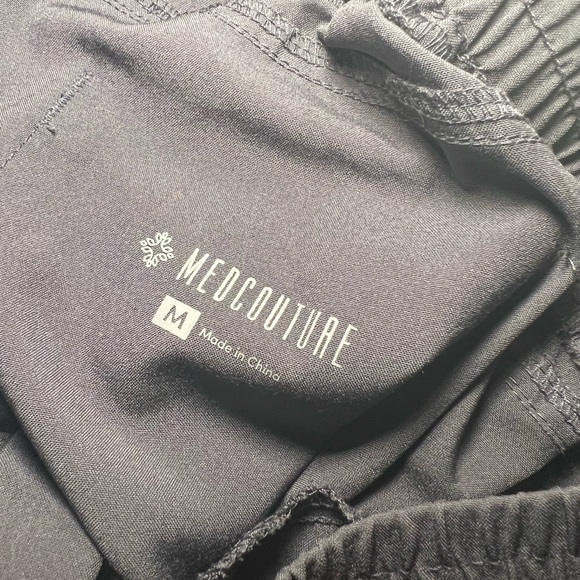 MEDCOUTURE DARK GREY SCRUB SET LIKE NEW!! - Picture 3 of 3